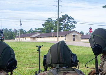 3-265th Air Defense Artillery Regiment Soldiers train in Camp Shelby during XCTC