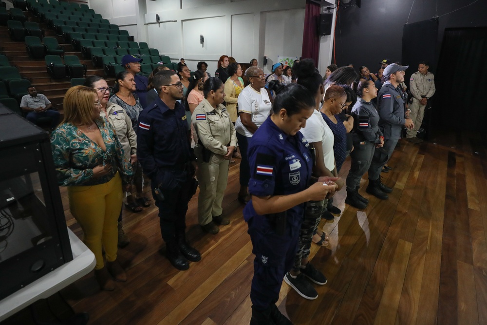 Women, Peace, and Security (WPS) held seminar on gender-based violence at the House of Culture in Limón, Costa Rica