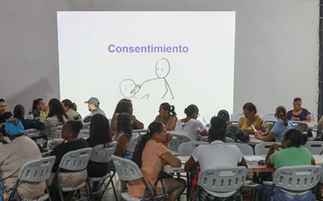Women, Peace, and Security (WPS) held seminar on gender-based violence at the House of Culture in Limón, Costa Rica