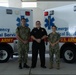 Sailors and Firefighters are recognized for acquisition of three ambulances from Camp Humphreys