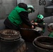 Sailors conduct routine maintenance aboard Abraham Lincoln