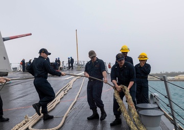 USS Rafael Peralta (DDG 115) Visits Guam