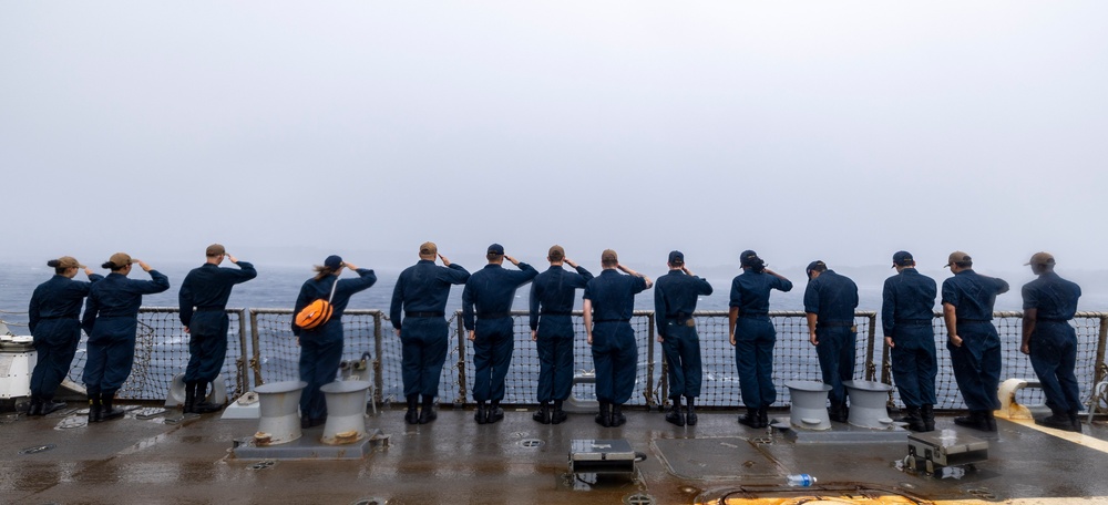 USS Rafael Peralta (DDG 115) Visits Guam