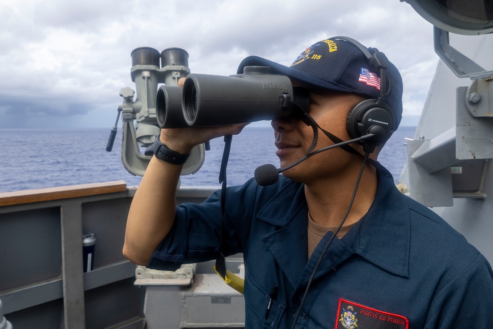 USS Rafael Peralta (DDG 115) Visits Guam