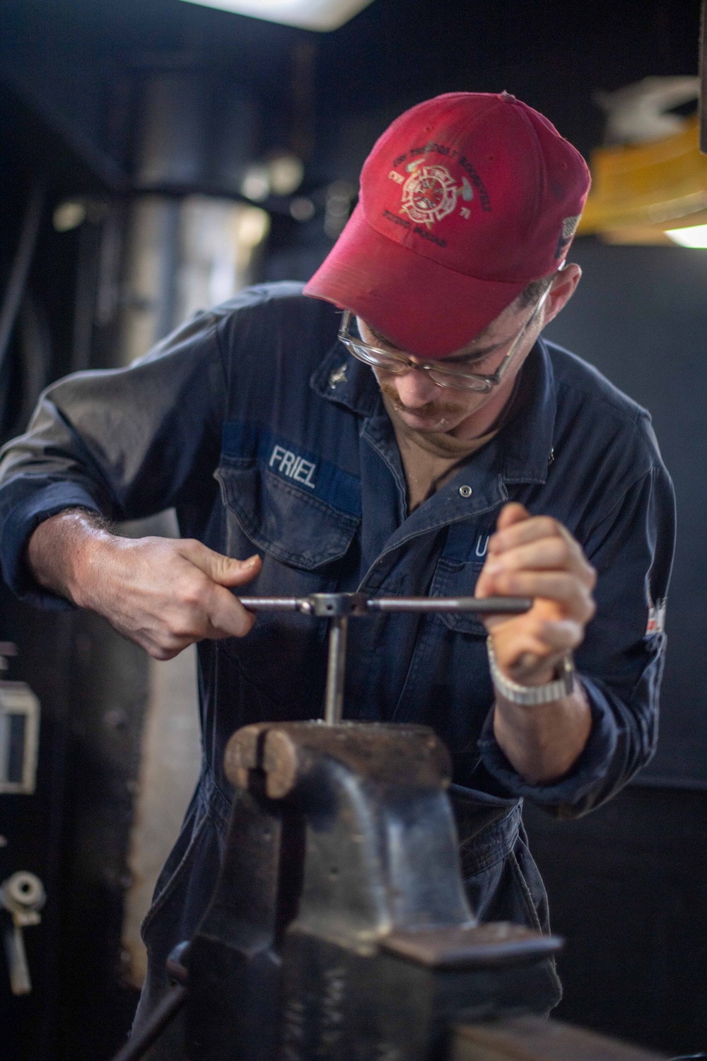 Hull Maintenance Technicians Conduct Routine Operations Aboard USS Theodore Roosevelt