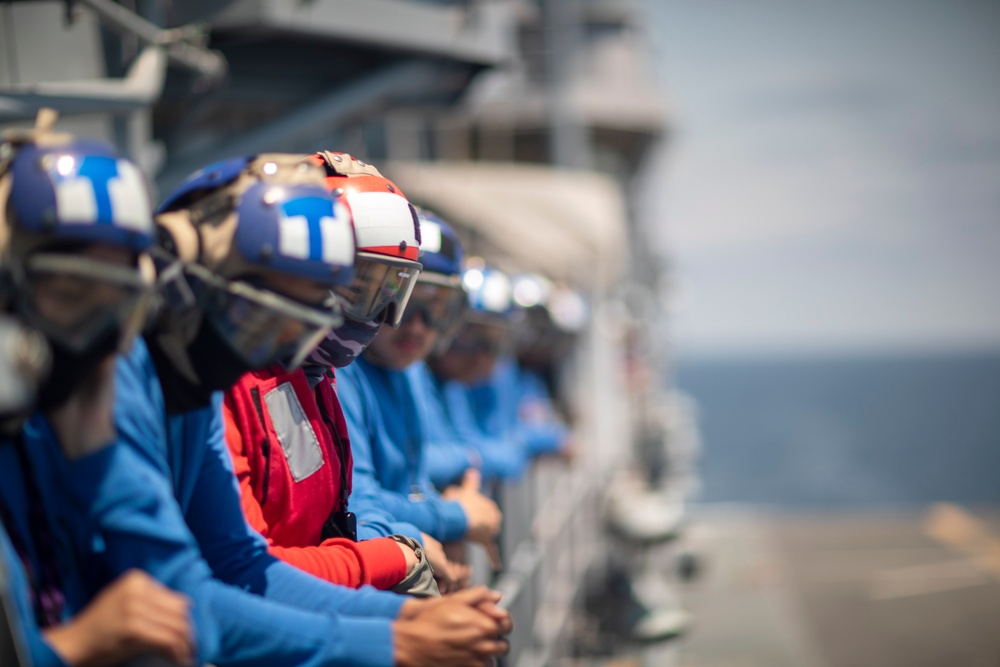 Flight Deck Qualifications Aboard USS Tripoli