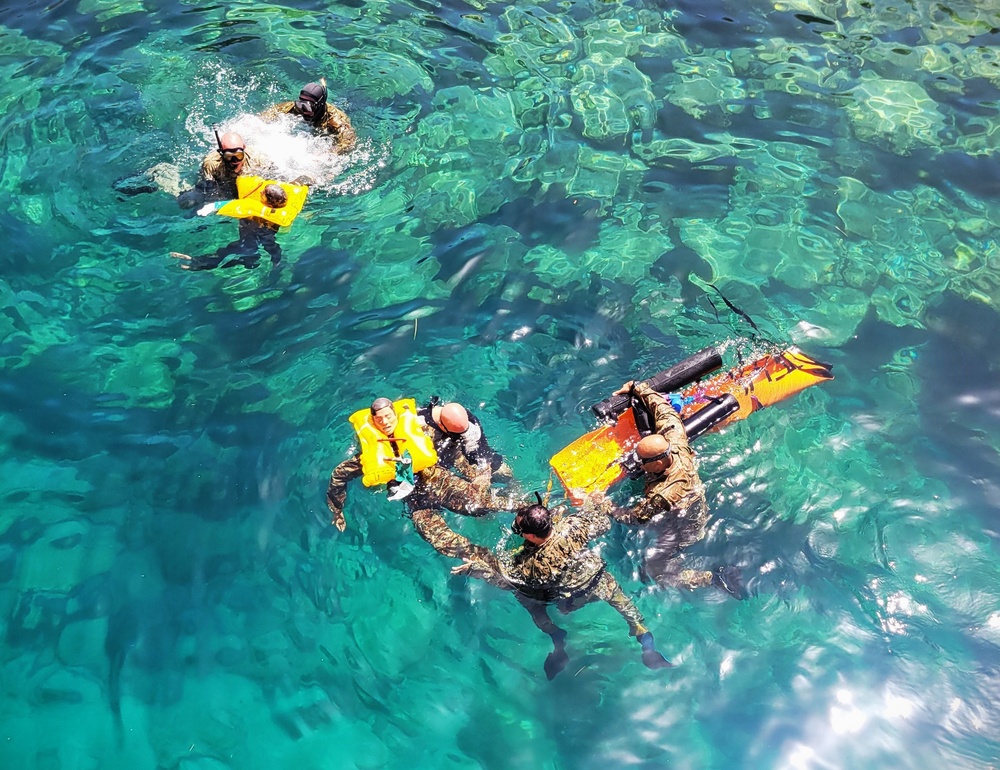 Landstuhl Regional Medical Center Soldiers take part in Maritime Medical Combat Training in Greece