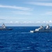 Sailing in formation during RIMPAC 2024