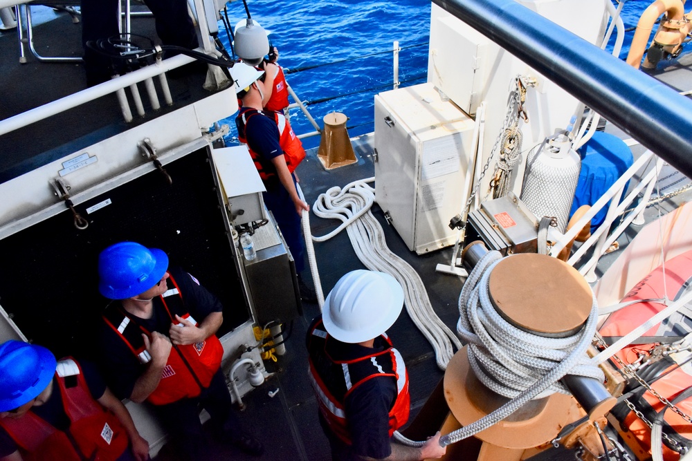 U.S. Coast Guard completes successful rescue, tow of motor yacht Black Pearl 1 to the Republic of Palau