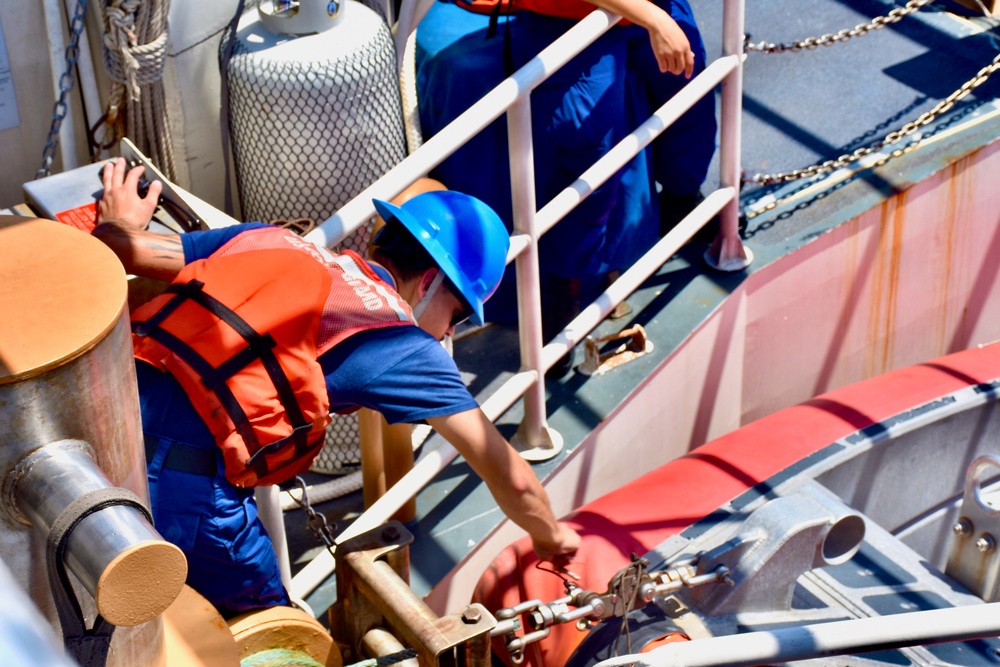 U.S. Coast Guard completes successful rescue, tow of motor yacht Black Pearl 1 to the Republic of Palau