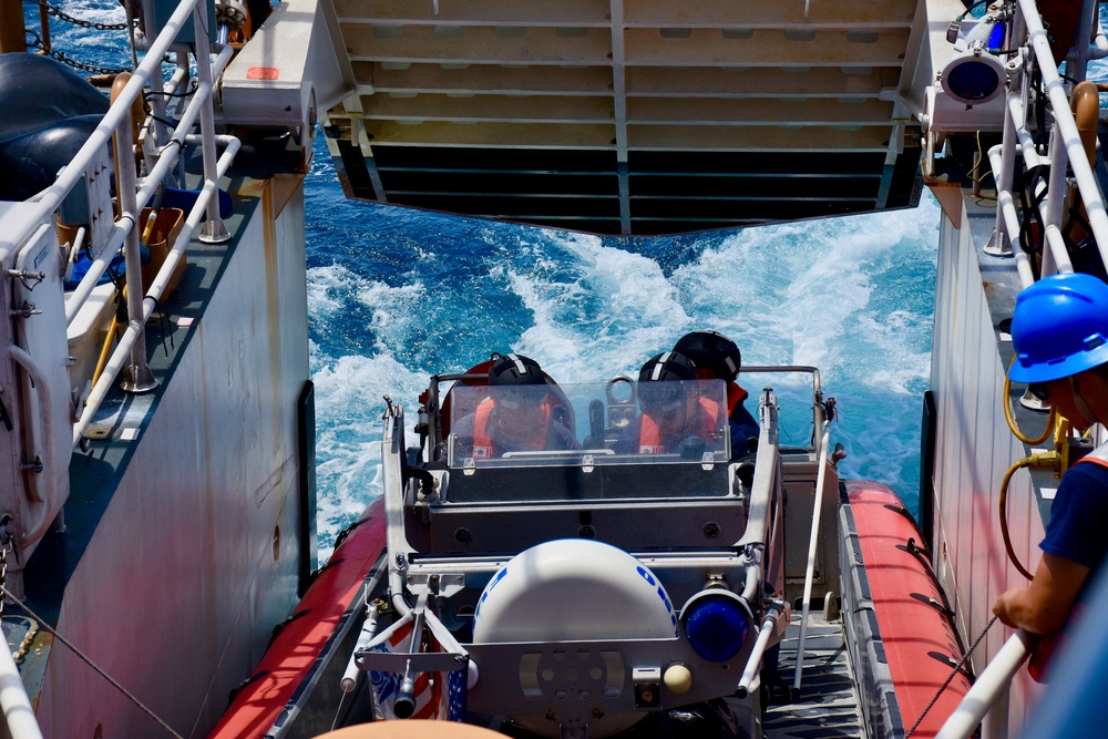 U.S. Coast Guard completes successful rescue, tow of motor yacht Black Pearl 1 to the Republic of Palau