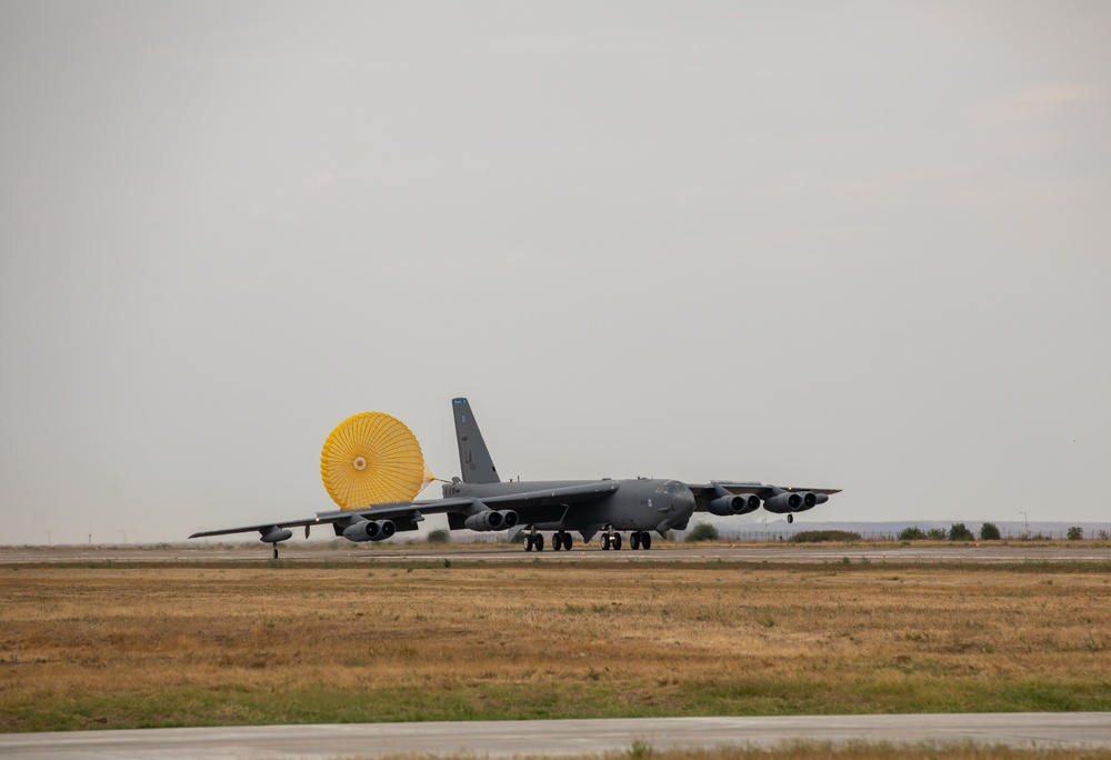 U.S. Air Force B-52H Stratofortress Arrive at MKAB