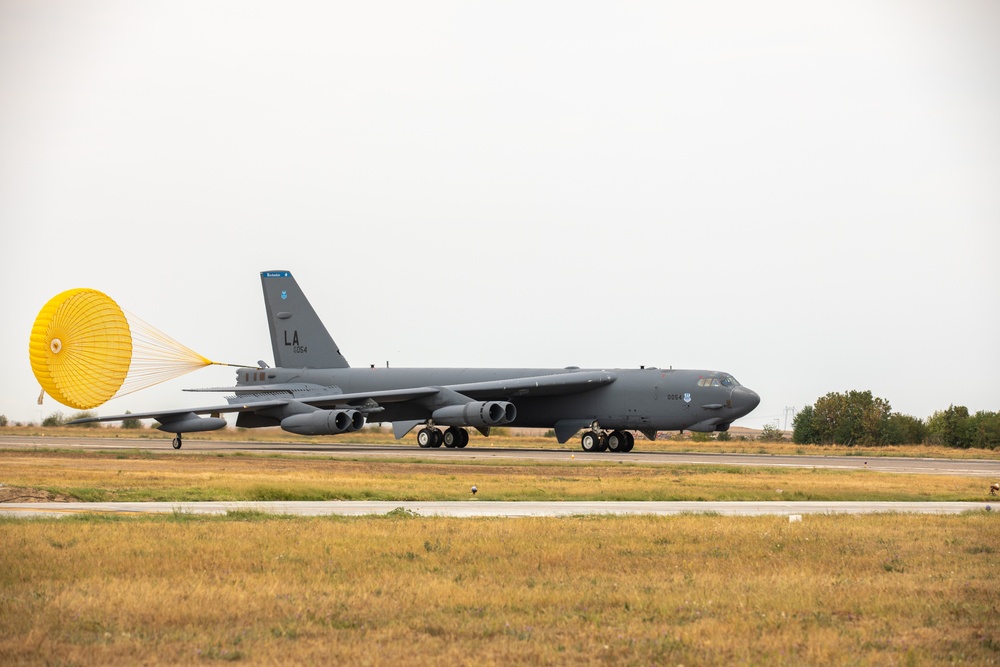 U.S. Air Force B-52H Stratofortress Arrive at MKAB