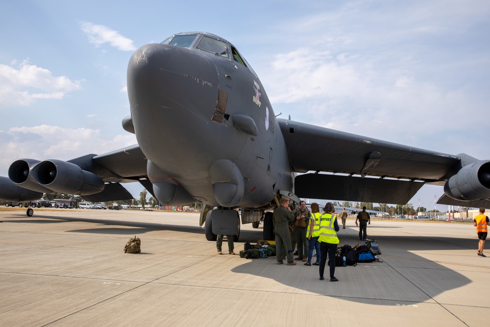 U.S. Air Force B-52H Stratofortress Arrive at MKAB