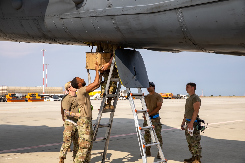 U.S. Air Force B-52H Stratofortress Arrive at MKAB