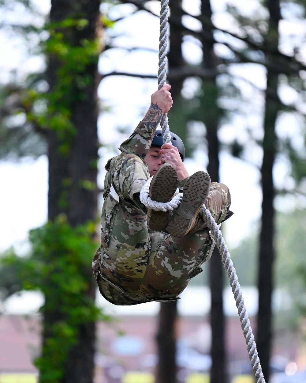 Special Forces Hopefulls Take on Obstacle Course During Assessment and Selection