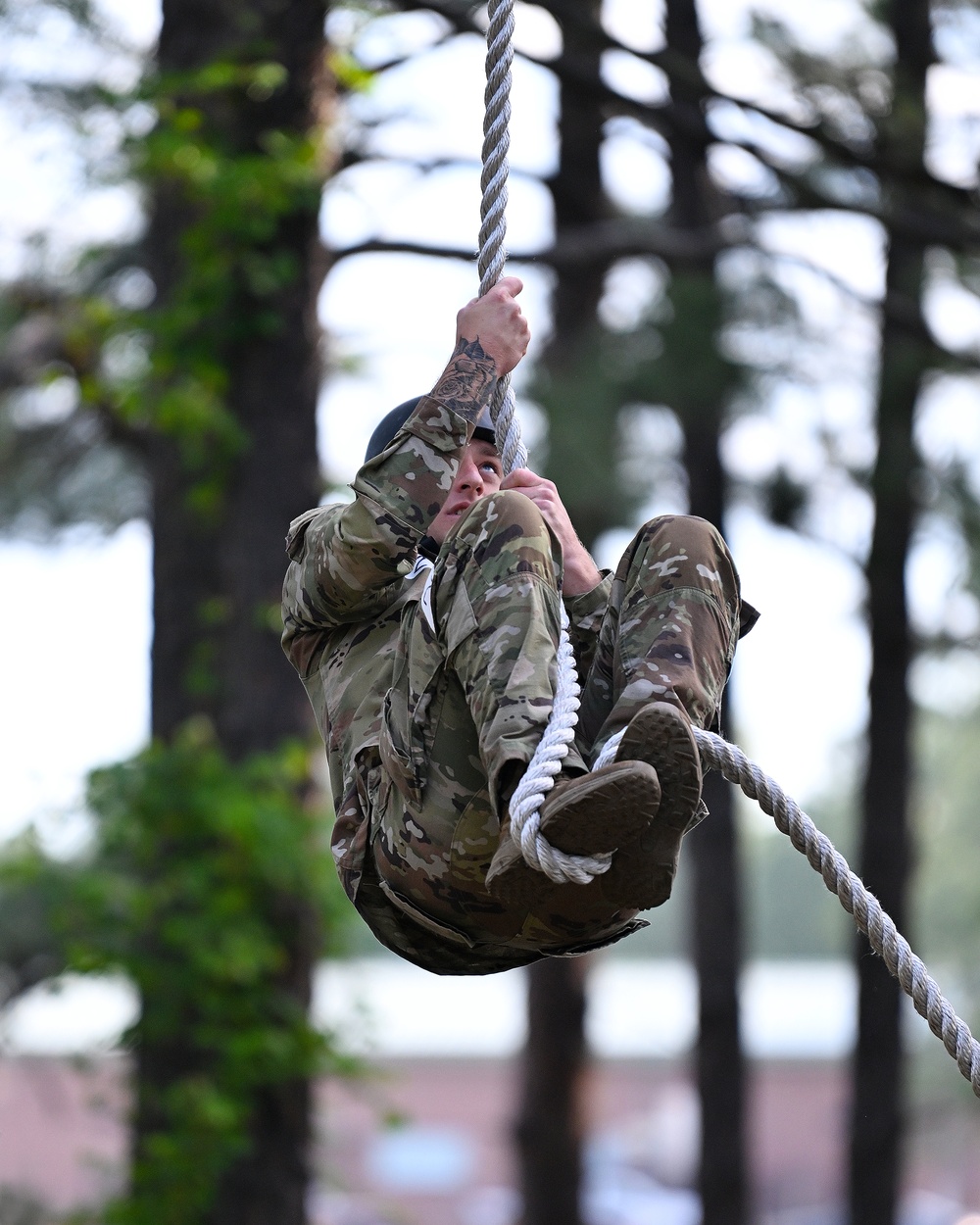 Special Forces Hopefulls Take on Obstacle Course During Assessment and Selection