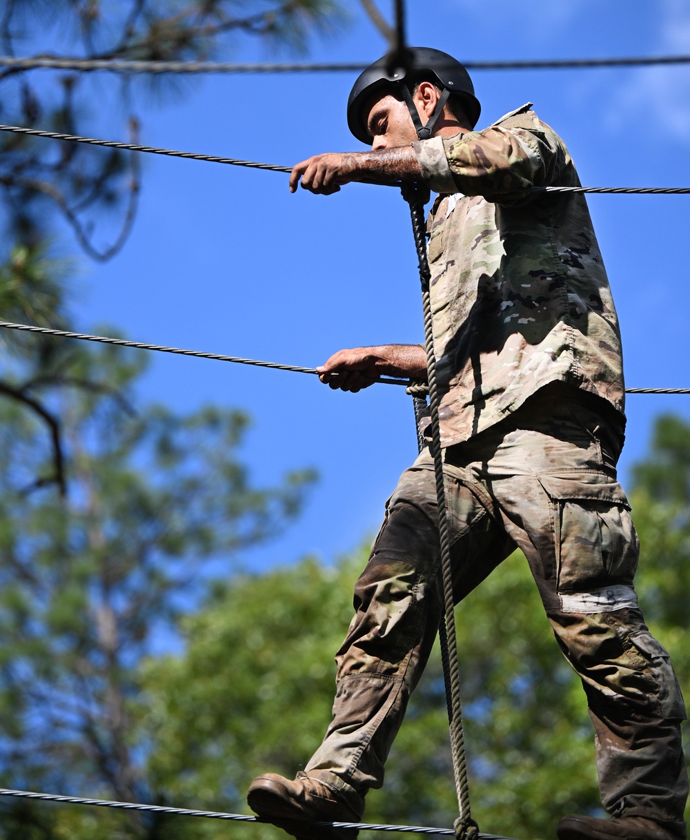 Special Forces Hopefulls Take on Obstacle Course During Assessment and Selection