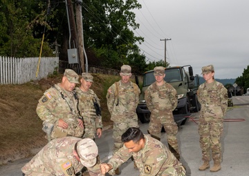 Pa. National Guard engineers lay groundwork for static display installation