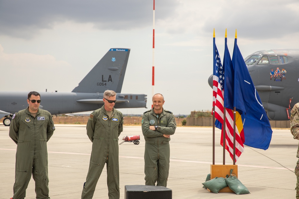 Historic Display of U.S. Air Force B-52H Stratofortress Strengthens NATO Ties