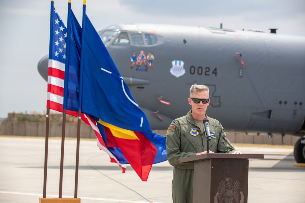 Historic Display of U.S. Air Force B-52H Stratofortress Strengthens NATO Ties