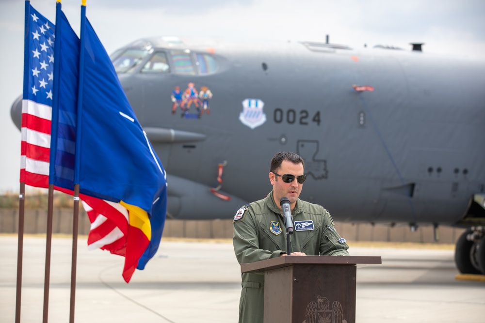 Historic Display of U.S. Air Force B-52H Stratofortress Strengthens NATO Ties