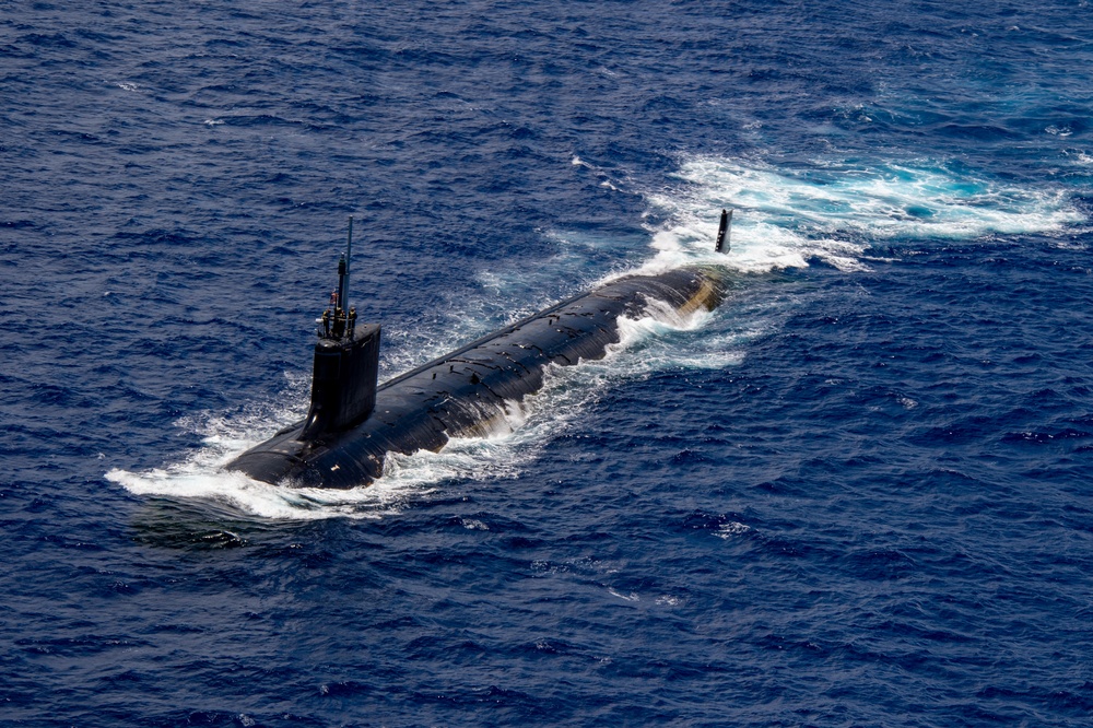 USS Topeka Sails During RIMPAC 2024