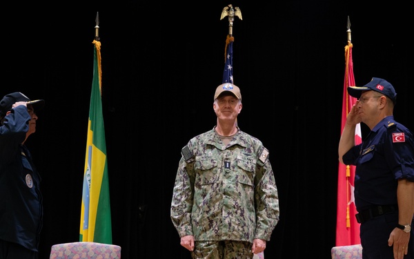 Türkiye Assumes Command of Combined Maritime Forces’ Combined Task Force 151 from Brazil