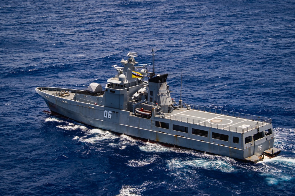 KDB Darussalam Sails During RIMPAC 2024