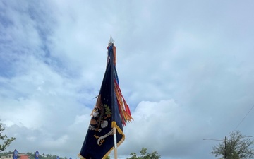 307th Guidon in Guam Liberation Day Parade