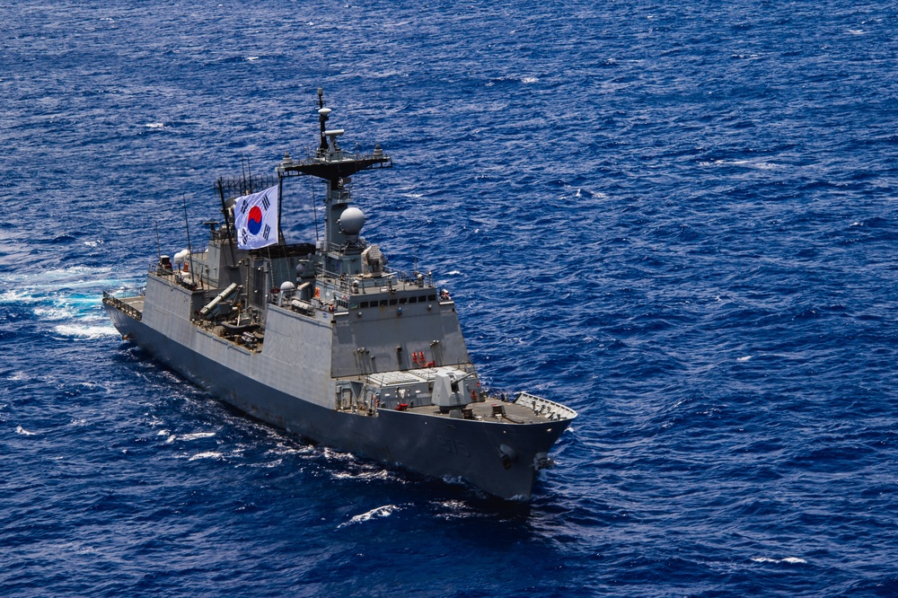 ROKS Chungmugong Yi Sun-sin Sails During RIMPAC 2024