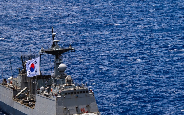 ROKS Chungmugong Yi Sun-sin Sails During RIMPAC 2024