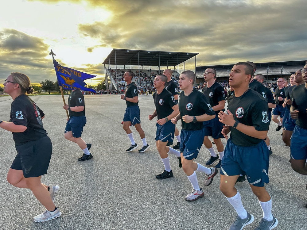 Flights 472-487 ; Department of the Air Force Basic Military Training Airman's Run