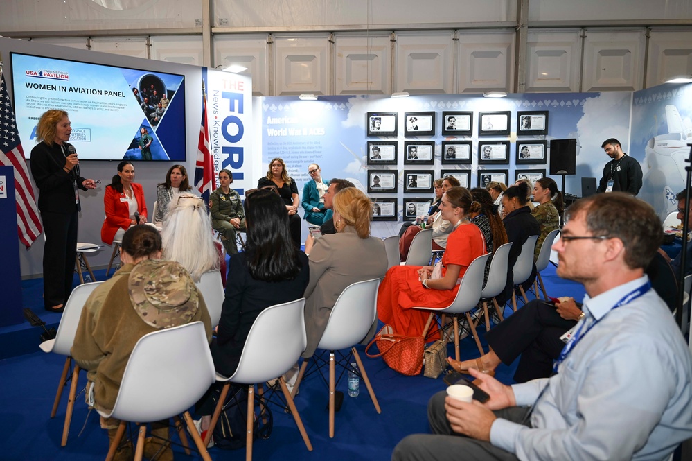 Women in Aviation Panel at Farnborough International Airshow 2024