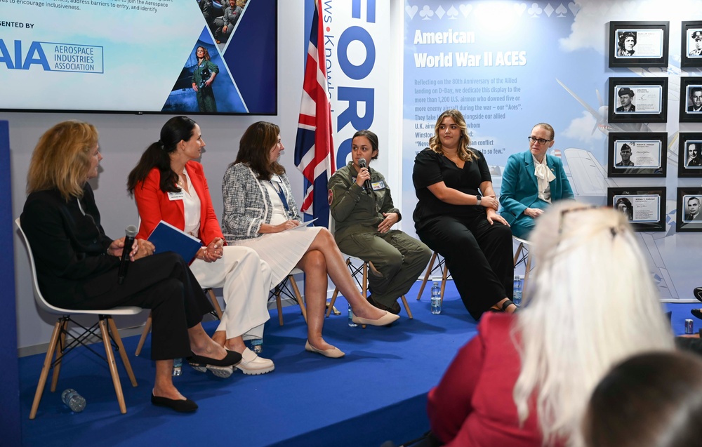 Women in Aviation Panel at Farnborough International Airshow 2024