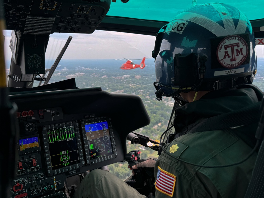 Coast Guard Air Station Washington conducts formation exercise