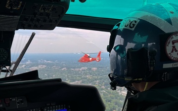Coast Guard Air Station Washington conducts formation exercise