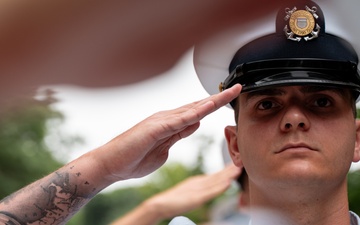 Coast Guard Officer Candidates Arrive at Academy