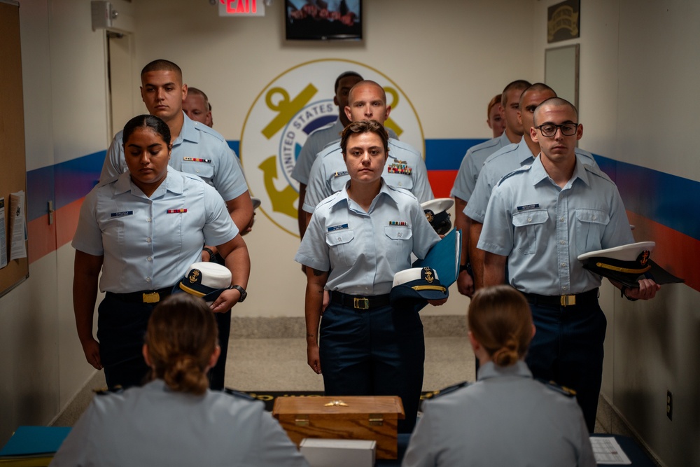 Coast Guard Officer Candidates Arrive at Academy