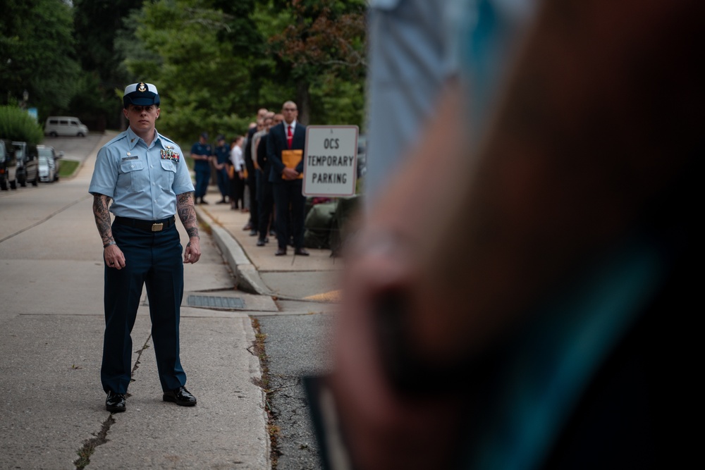 Coast Guard Officer Candidates Arrive at Academy