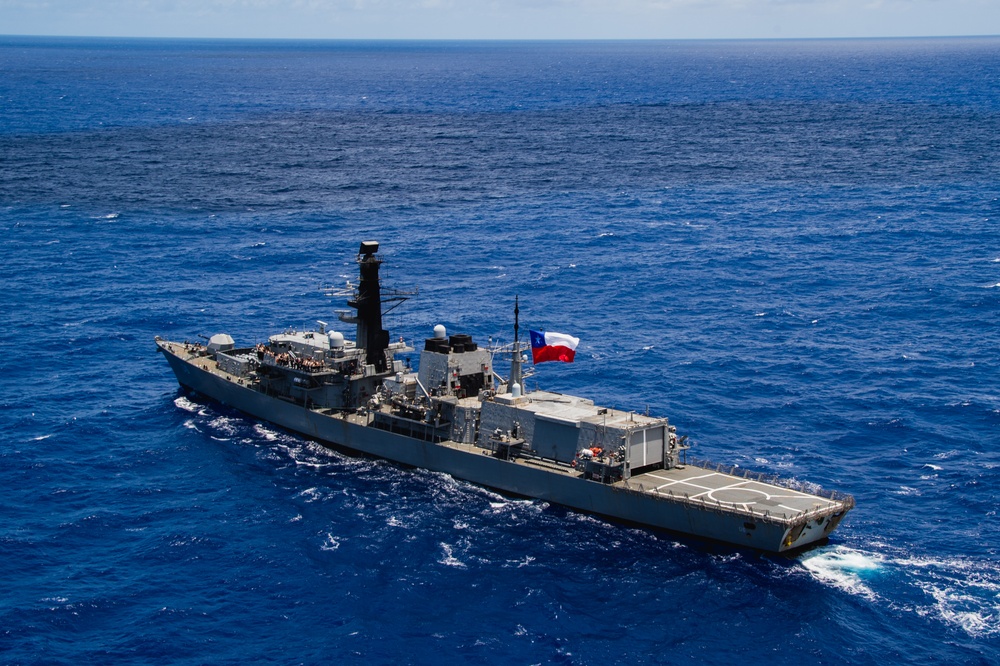 Almirante Condell Sails During RIMPAC 2024