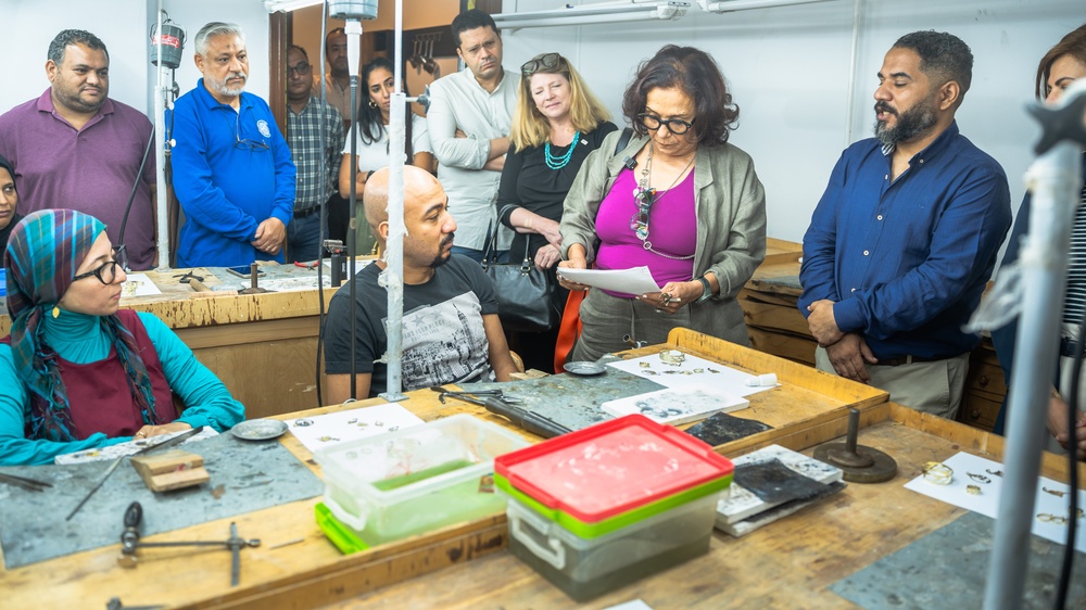 USAID partners with Egypt’s Azza Fahmy Foundation to empower local jewelers in Al Darb Al Ahmar.