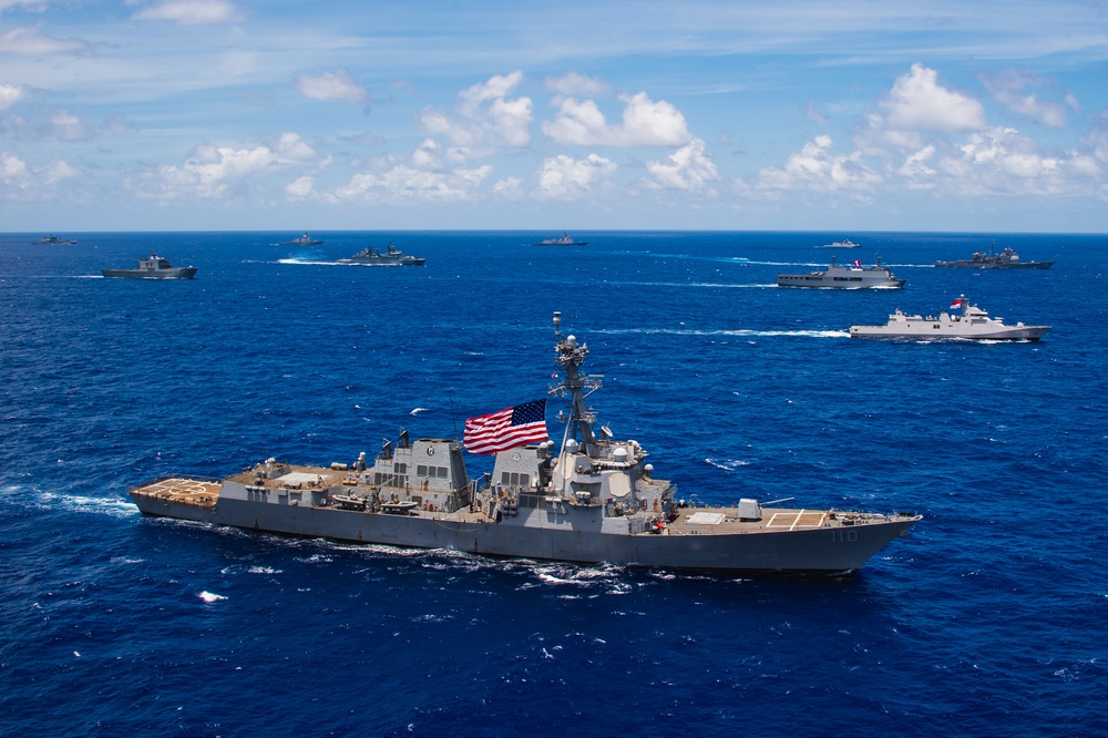 USS William P. Lawrence Sails During RIMPAC 2024