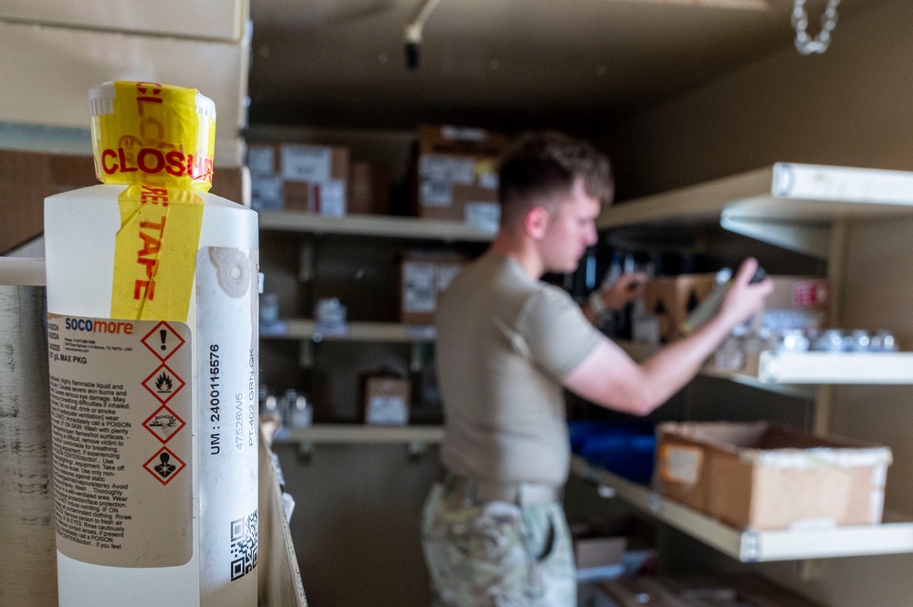 49th LRS HAZMART section ensure safe shipping of hazardous materials