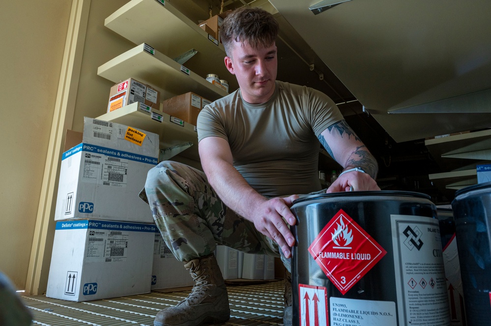 49th LRS HAZMART section ensure safe shipping of hazardous materials