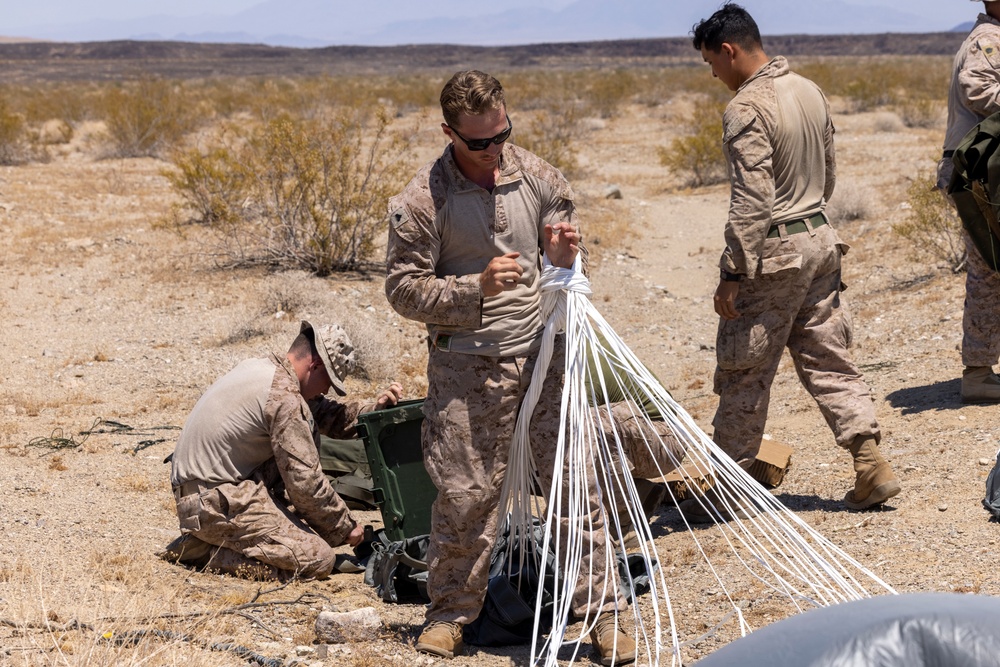 Combat Logistics Battalion 2 Conducts Air Delivery Operations During ITX 5-24