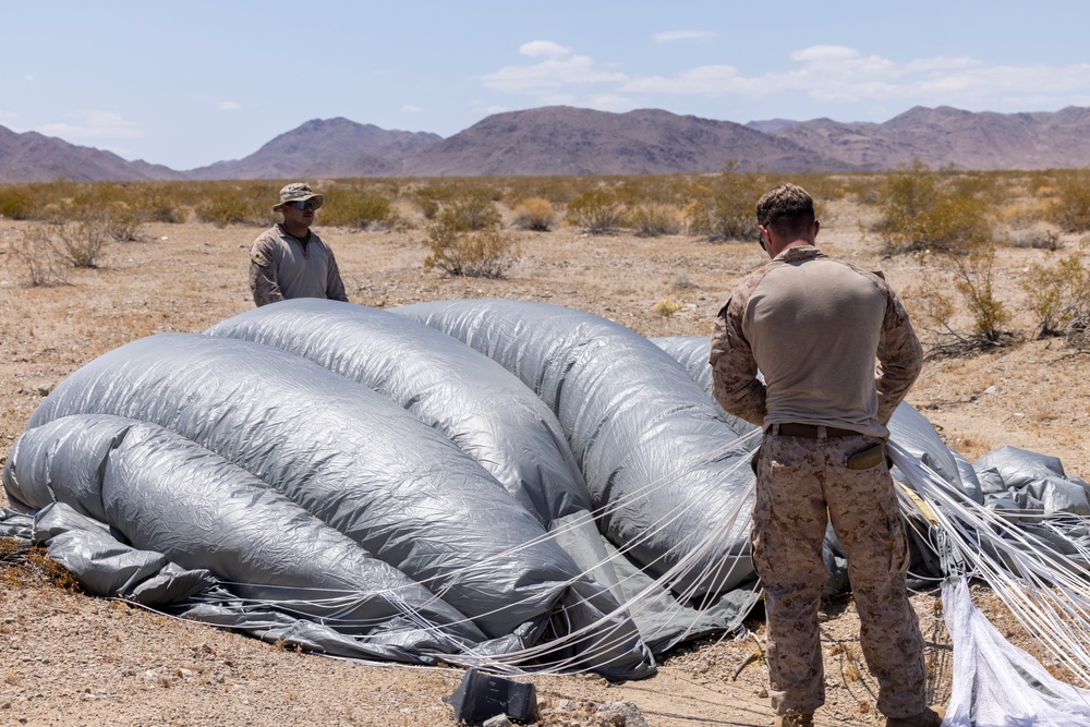 Combat Logistics Battalion 2 Conducts Air Delivery Operations During ITX 5-24