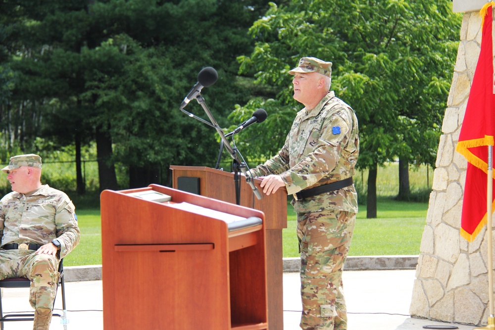 Fort McCoy has new senior commander as new commanding general takes charge at 88th Readiness Division in July 2024 ceremony