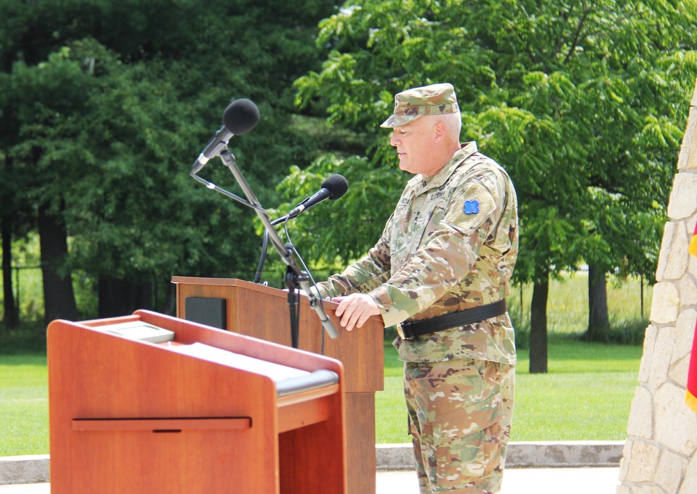 Fort McCoy has new senior commander as new commanding general takes charge at 88th Readiness Division in July 2024 ceremony