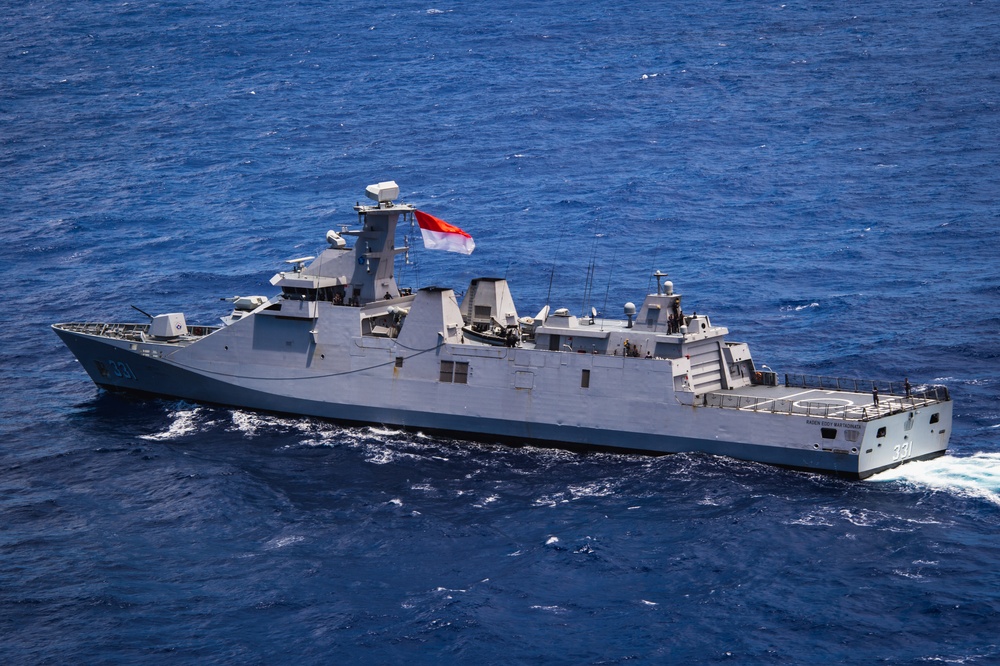 KRI Raden Eddy Martadinata Sails During RIMPAC 2024